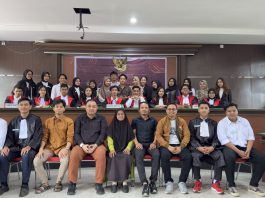 Dalam Sidang Peradilan Semu, Mahasiswa FH Uniba Sebut Ambang Batas Parlemen Inkonstitusional