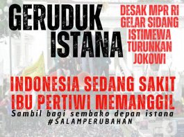Hoaks! Pamflet Unjuk Rasa 100 Ribu Mahasiswa Turunkan Jokowi, Melki Sedek Huang: Saya Tidak Tahu Menahu