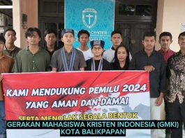 GMKI Balikpapan Deklarasikan Pemilu Damai 2024