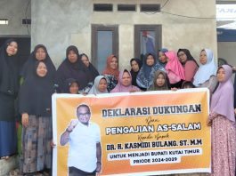 Dukungan Majelis Taklim Al Salam: Kasmidi Bulang di Pilkada Kutai Timur