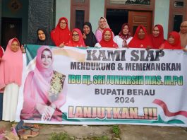 Pilbup Berau: Kelompok Pengajian Tanjung Redeb Solid Dukung Sri Juniarsih