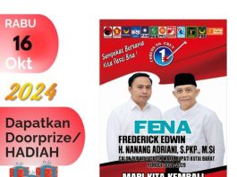 Frederick Edwin dan Nanang Adriani Ajak Warga Kutai Barat Diskusi di Kampanye Sekolaq Darat