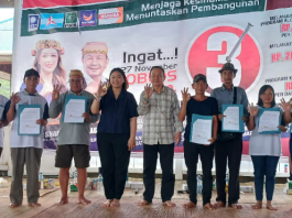 Owena Mayang Shari dan Stanislaus Liah: Kampanye Tatap Muka di Long Pahangai