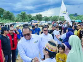 Antusiasme Warga Muara Halok Meriahkan Kampanye Kasmidi Bulang dan Lulu Kinsu